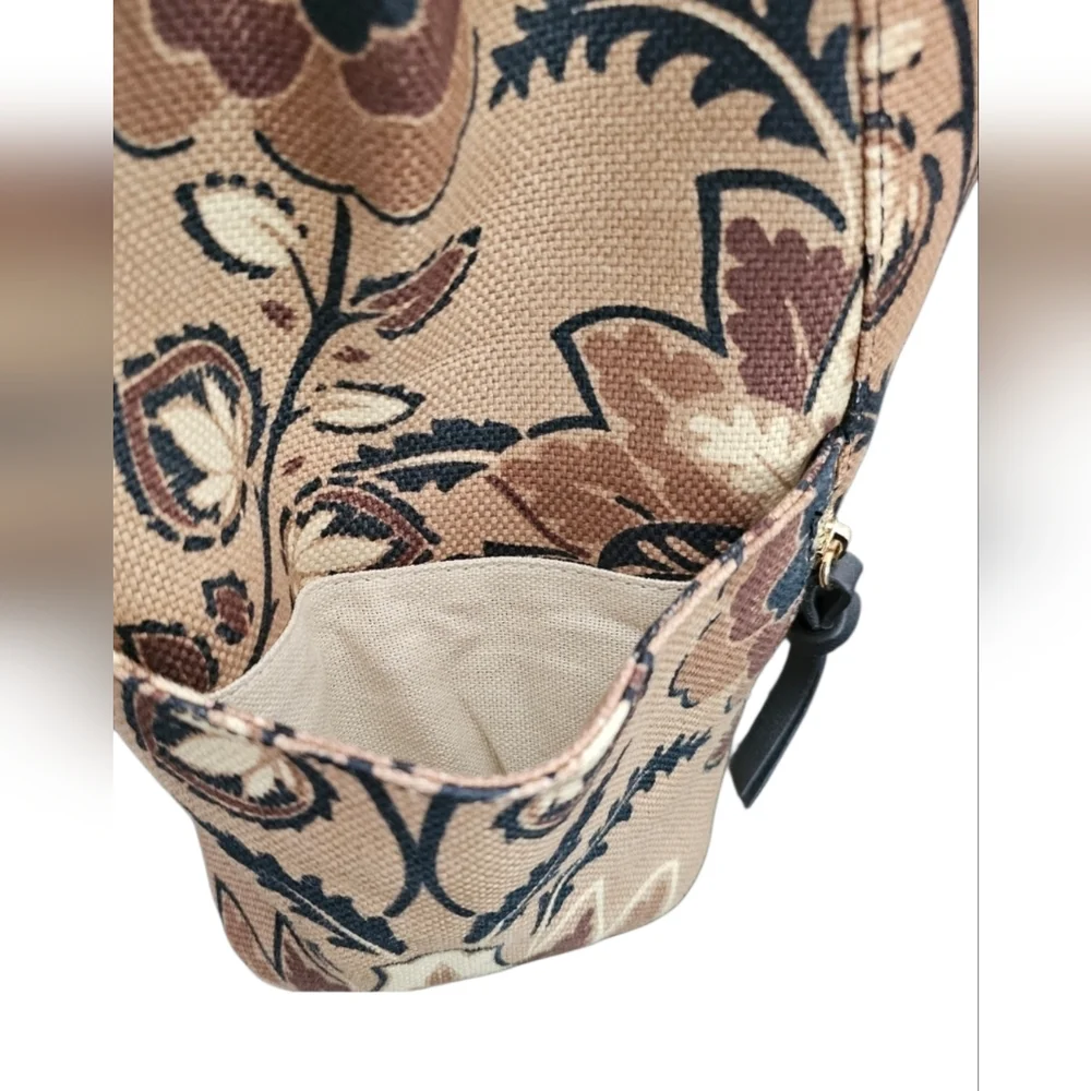 Spartina 449 NWOT Floral Tan Shoulder Bag